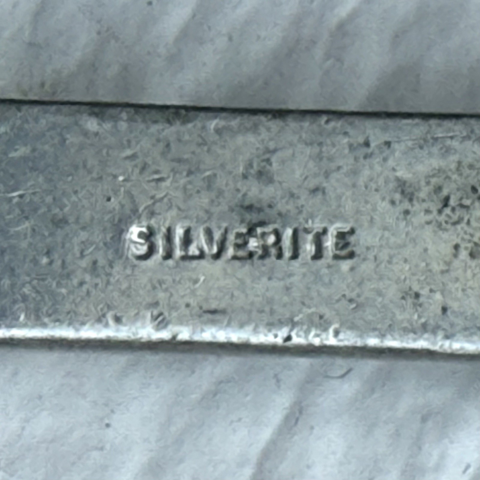 Vintage Art Deco Silverite Fishson H W Fisher & Sons Rhinestone Bar Brooch Pin