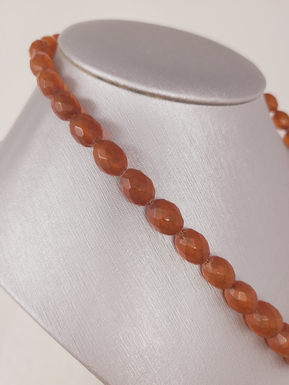 Antique Baltic Untreated Honey Amber Necklace Gold Filled Chain