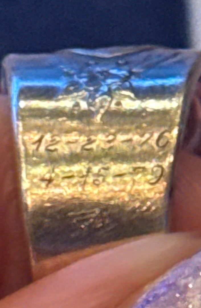 Vintage Oneida Gerber Baby Spoon Ring Adjustable