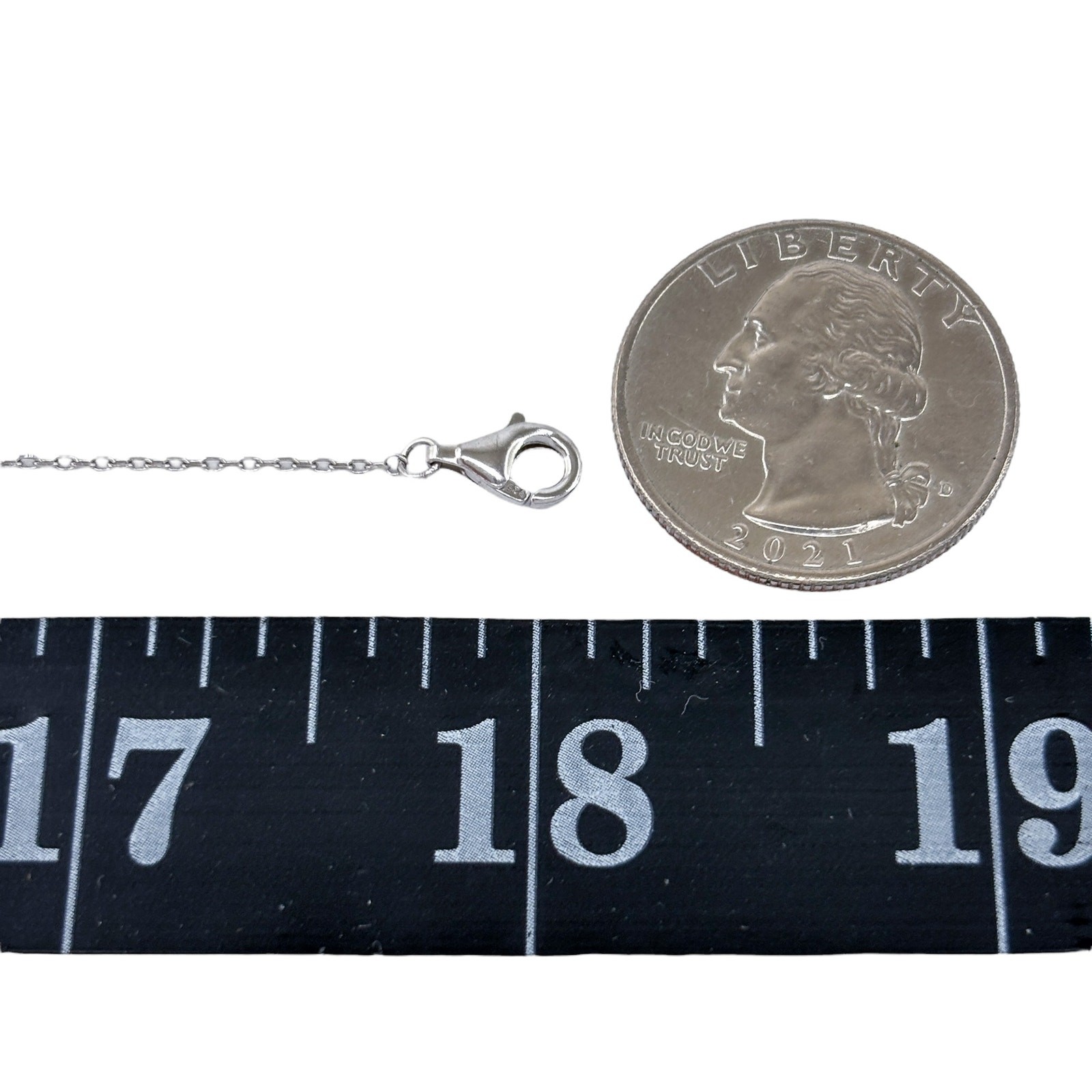 Vintage Cable Link Chain | Sterling Silver 925 16″, 17″, 18″