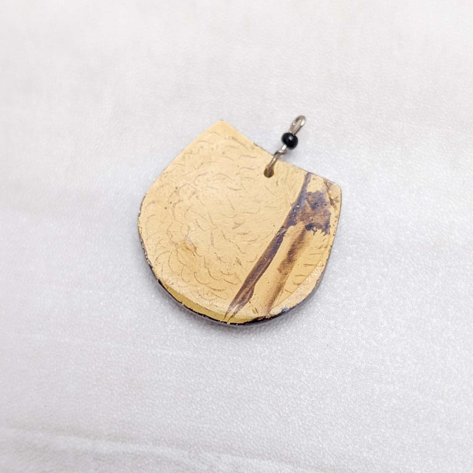 Vintage Pendant Unusual Design and Material – No Chain Included