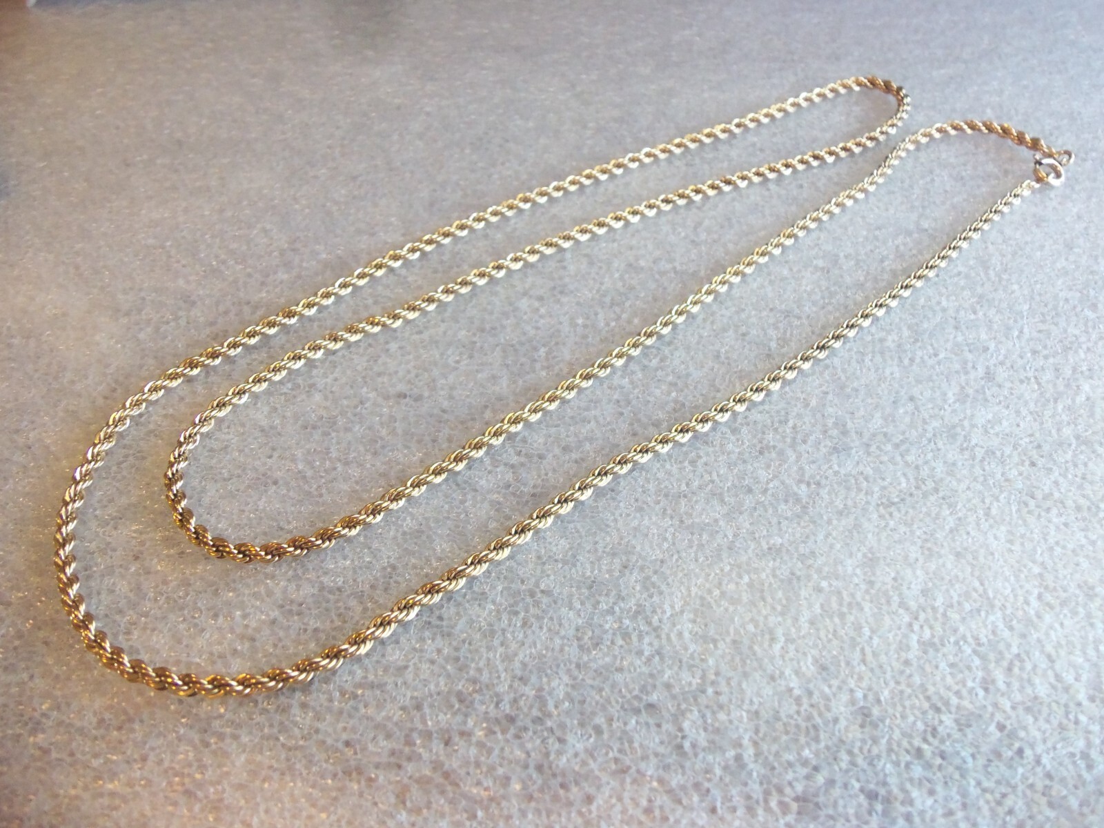Vintage Gold filled Chain Necklace 33 in 22.5 grams Fifth Avenue