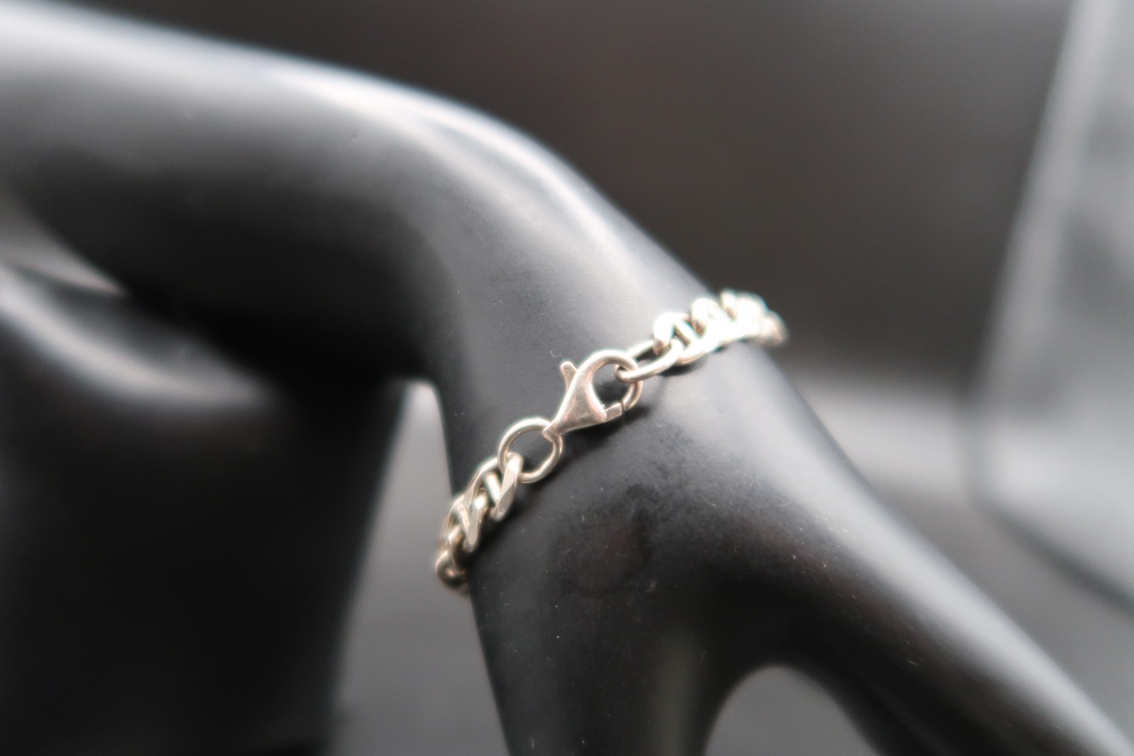 Vtg Sterling Silver Mariner or Anchor Link Bracelet 925 6.5″ Beautiful