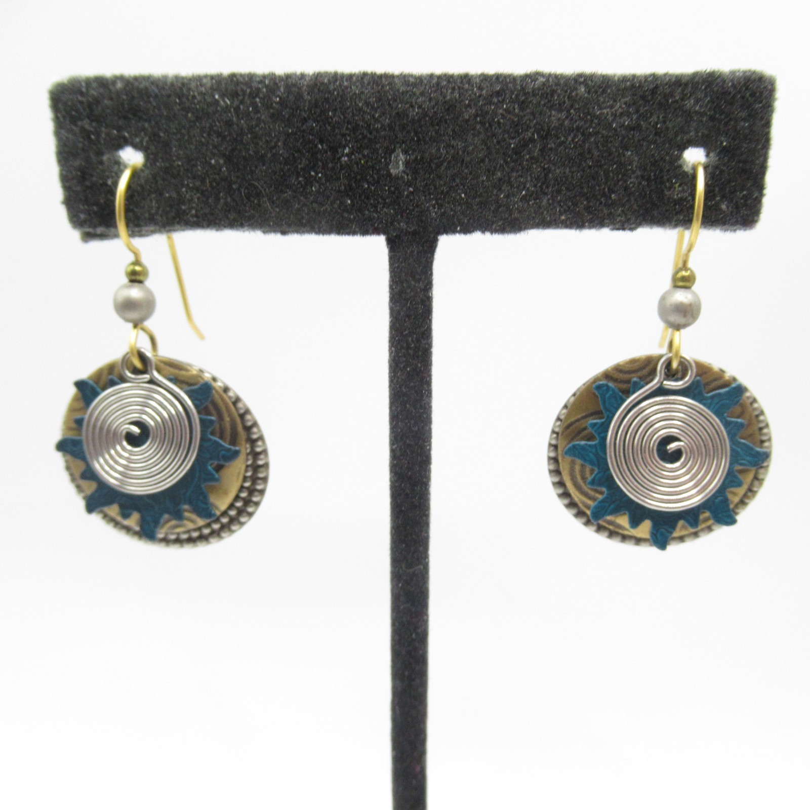 Dangle Drop Charm Pierced Earrings