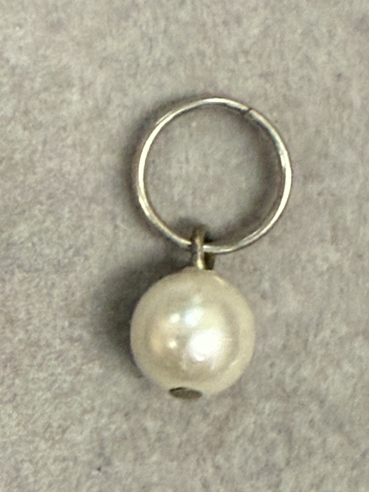 Vintage Elegant Pearl Dangle Charm Hoop Classic Fashion Charm Pendant 7085