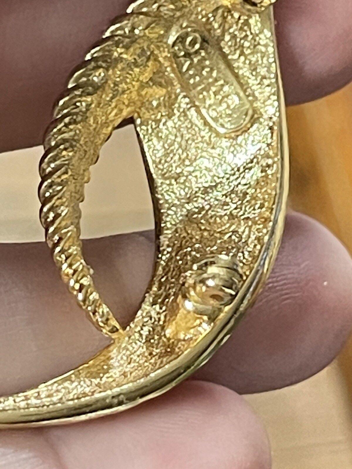ORENA PARIS GOLD TONE BROOCH ESTATE PURCHASE