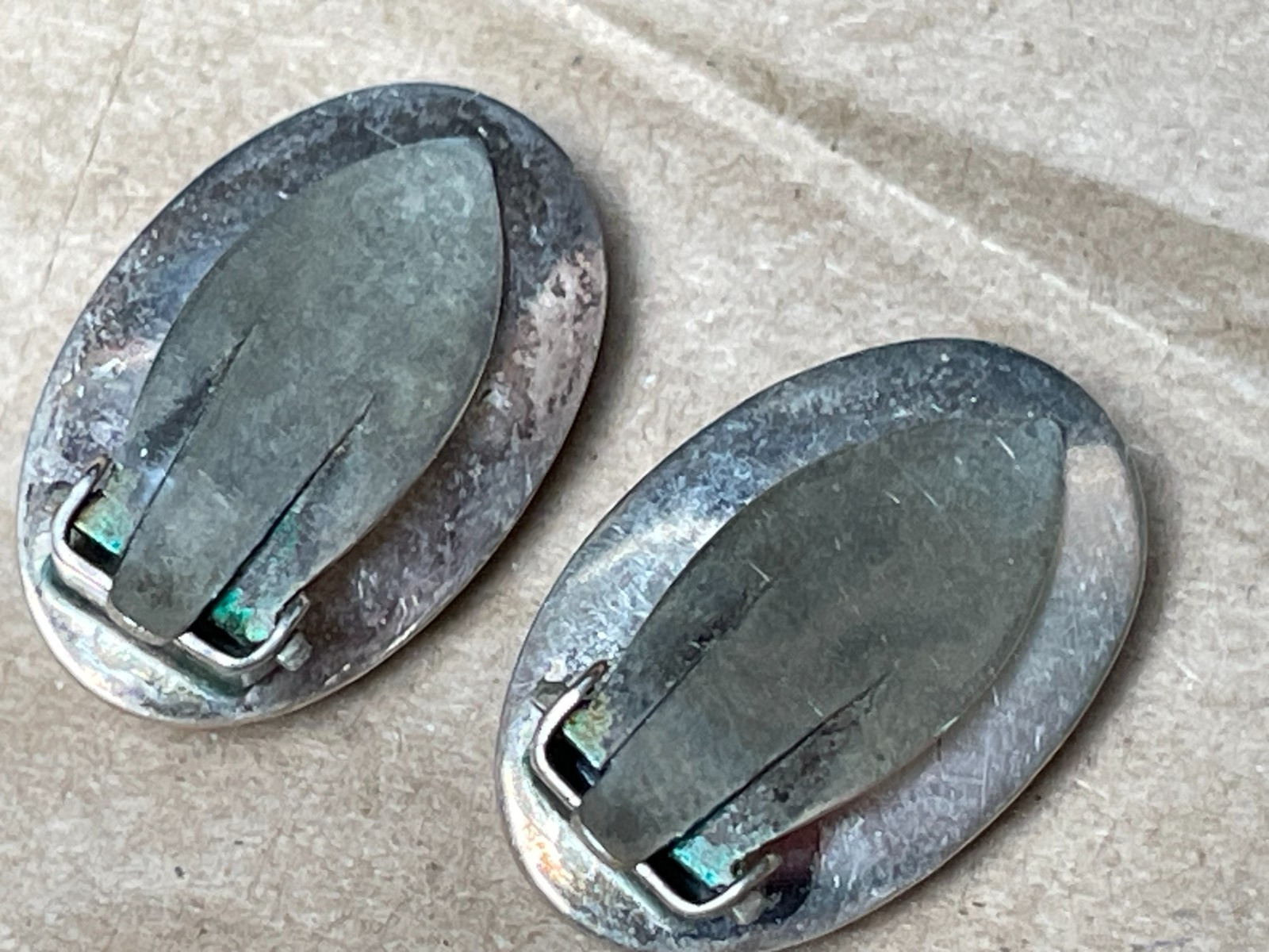 Neil Erik (N.E.) From Denmark Modernist Sterling SIlver Ring & Clip Earrings 15g