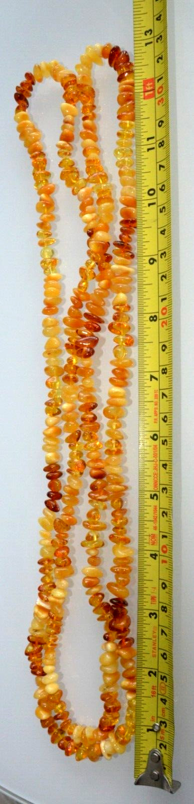 ✅135 cm=51gr RUSSIAN SOVIET BALTIC AMBER BEAD NECKLACE 琥珀 BRACELET STONE PENDANT