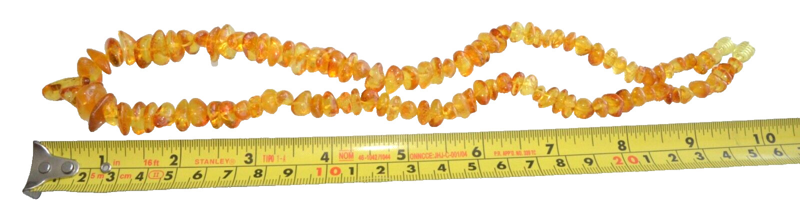✅54cm = 26gr RUSSIAN SOVIET BALTIC AMBER BEAD NECKLACE 琥珀 BRACELET STONE PENDANT