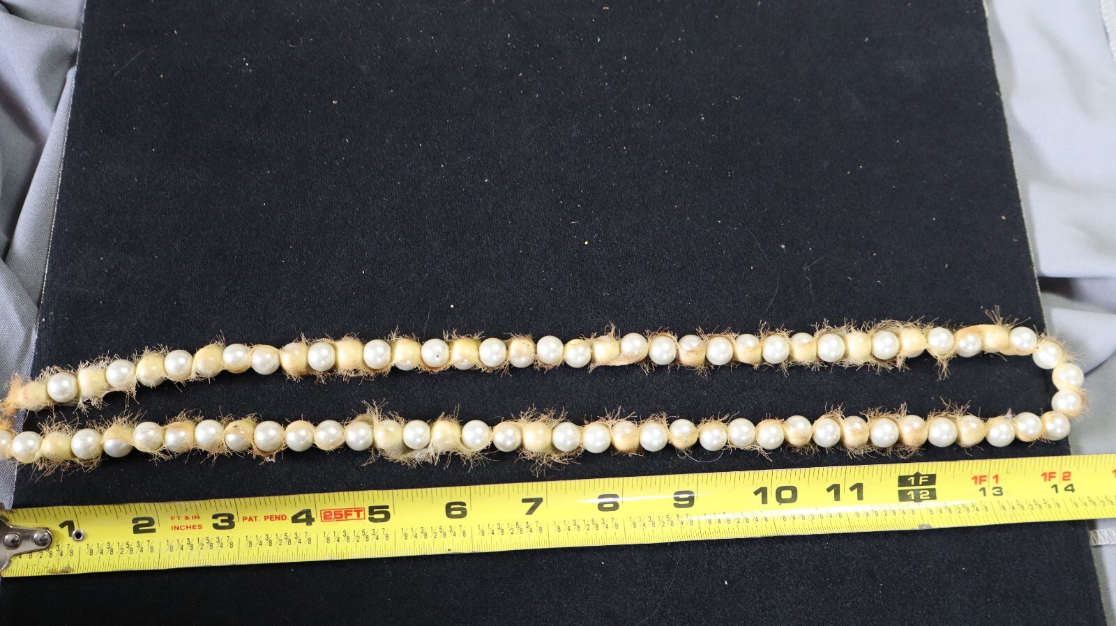 Vintage PEARL NECKLACE STORAGE AUCTION FIND LOT 3 FAUX? K