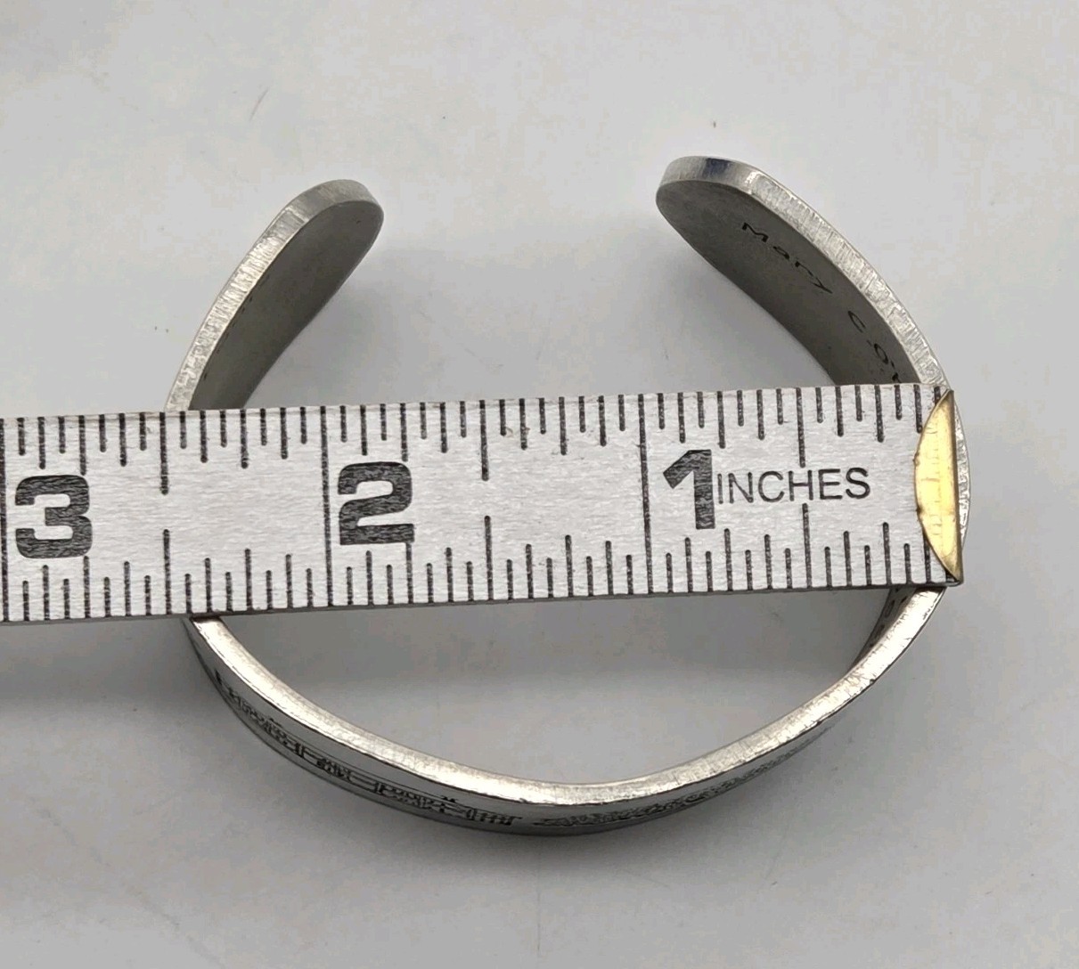 Salisbury Pewter Cuff Bracelet MS Gulf Coast Landmarks In Box Martin Miazza’s