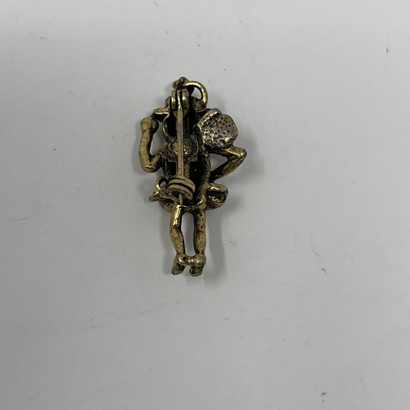 Bumble Honey Bee Fancy Whimsical Lady w/ Dress Hat Shoes Purse Brooch Pin