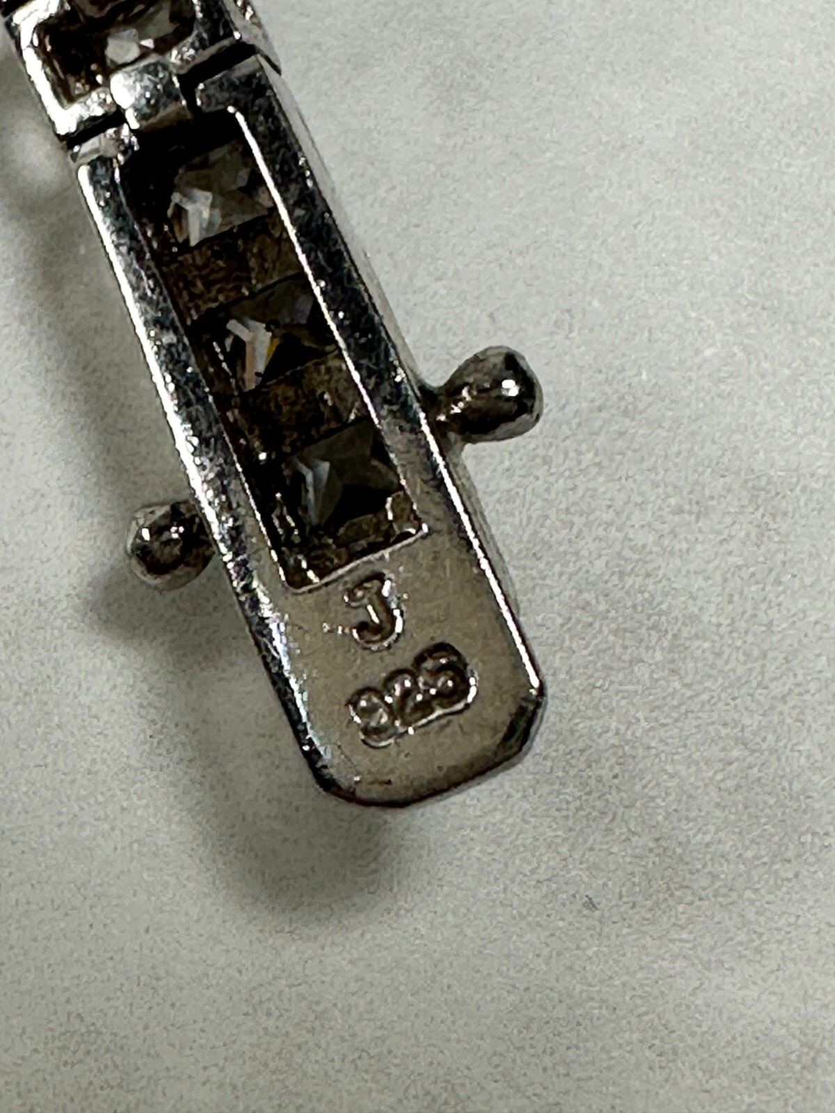 Sterling Silver Tennis Bracelet with CZs and Double Safety Clasps – 7″