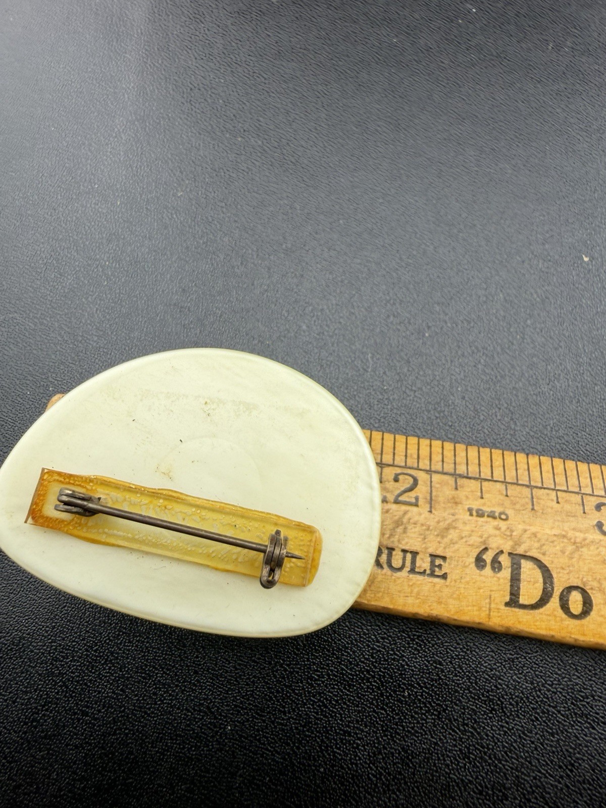 Vintage Red Lobster Off White Brooch Pin Estate Find