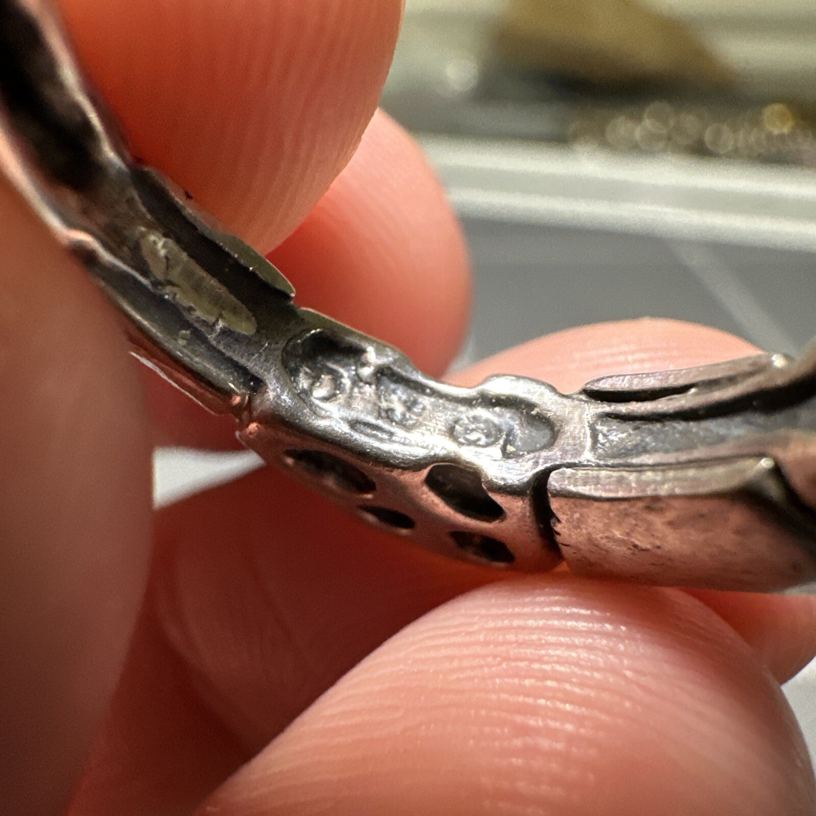 Vintage Dian Malouf Sterling Silver Statement Ring Size 6.75