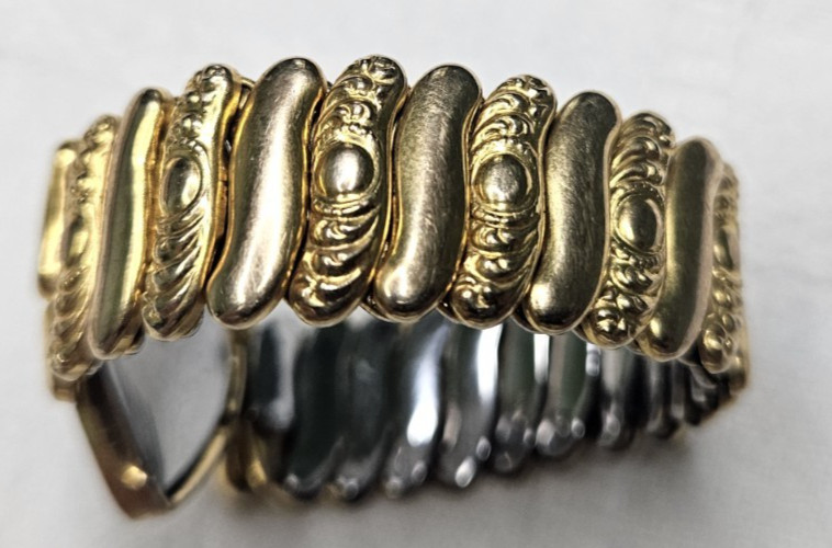 Vintage 1/20 12k GF Sweetheart Expansion Bracelet In Original Box