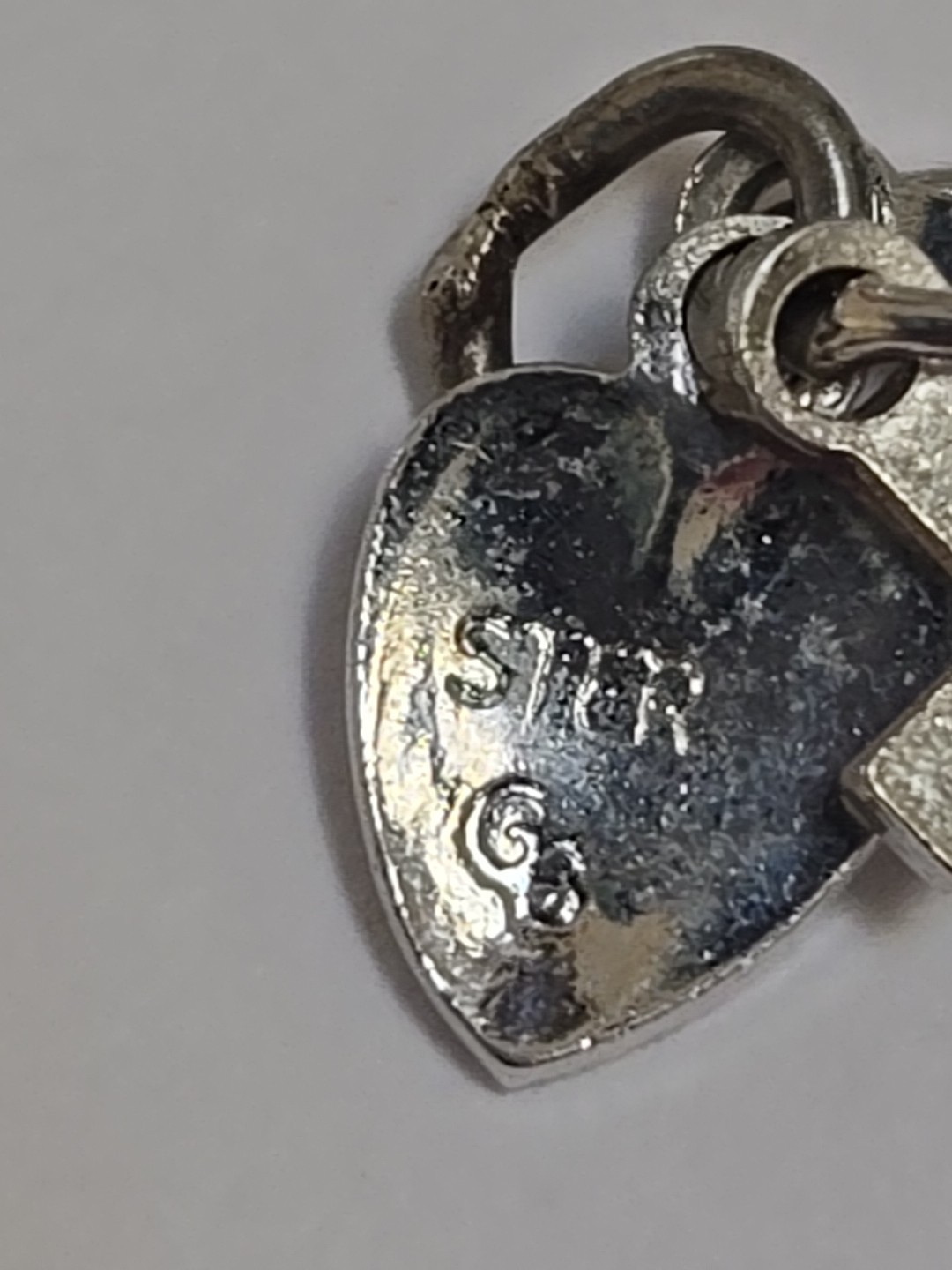 Sterling Silver ~ Faith, Hope & Charity Charm ~ Durable DAILY Wear ~ VINTAGE