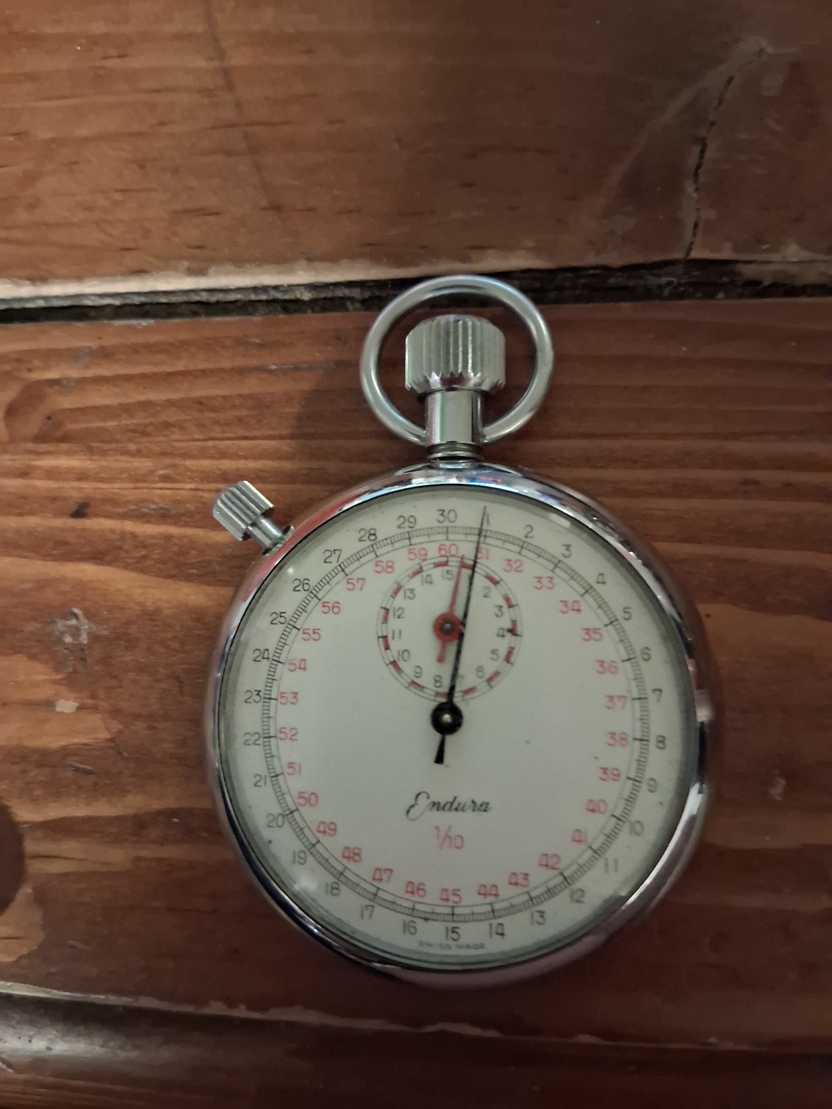 Vintage Endura Sports Pocket Stopwatch. Works Great