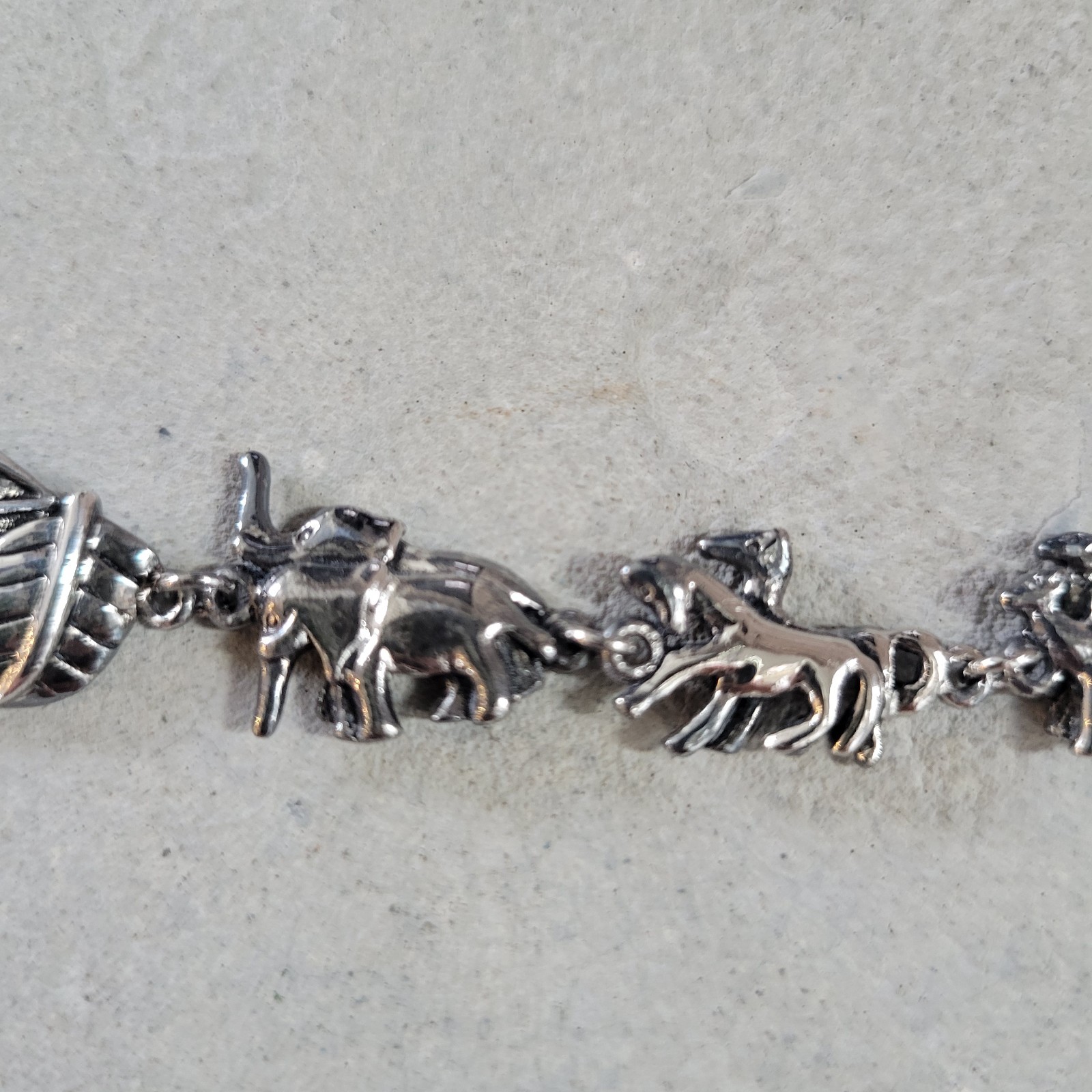 Noah’s Ark Animals Christian Religious Boat 7 Inch Jewelry Bracelet
