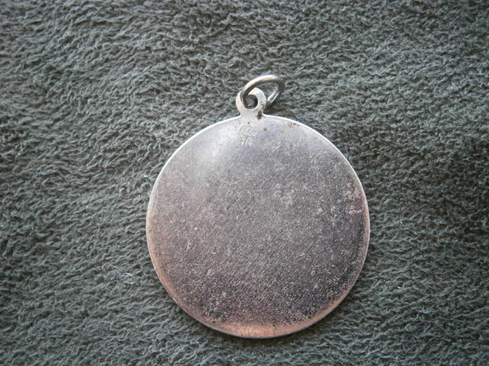AC CO Large Engraved Colorado Vintage Sterling Silver Travel Bracelet Charm 3.3g