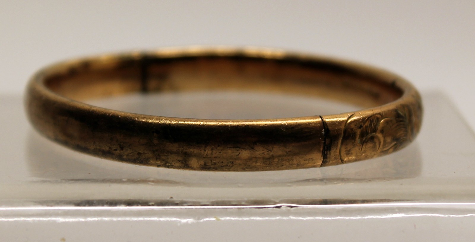 Antique Victorian Gold Filled Bangle Bracelet for Child