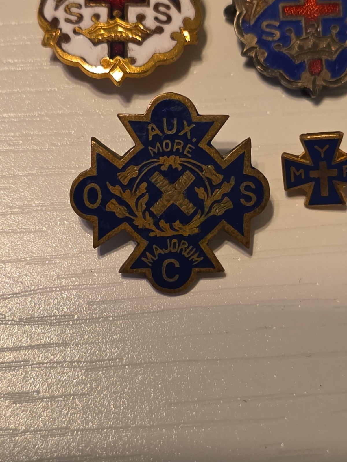 4 Vintage Pins For Collection Or Resale Look At A Pictures One Is Missing Pin