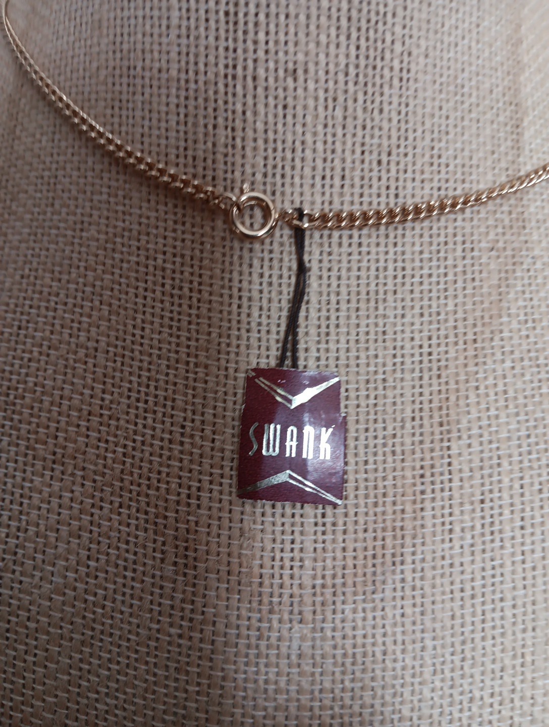 Shank Gold Nugget Pend Necklace