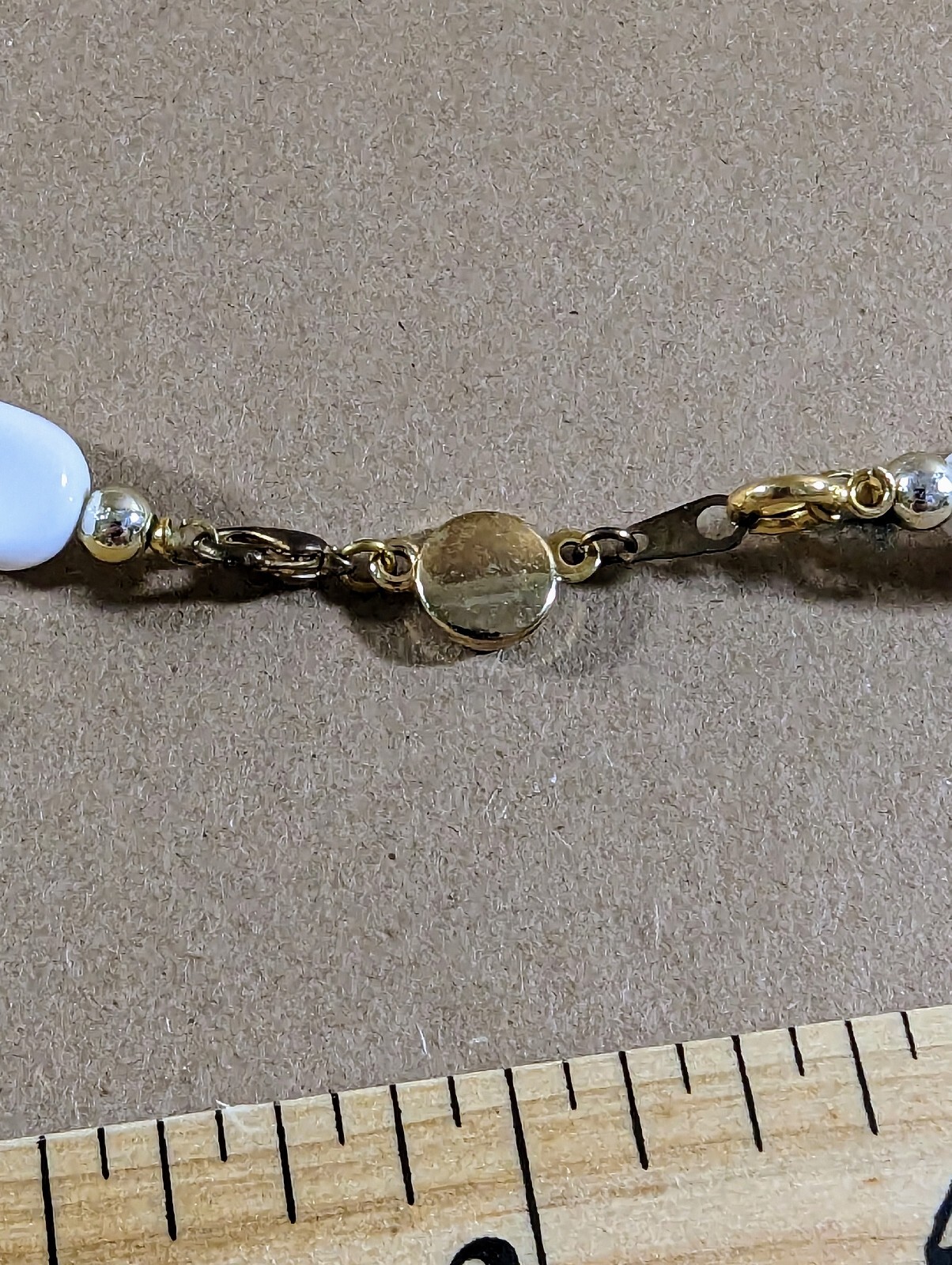 Vintage Twisted Off White & Pastel Pink Green Purple Beaded Necklace 28″ + White
