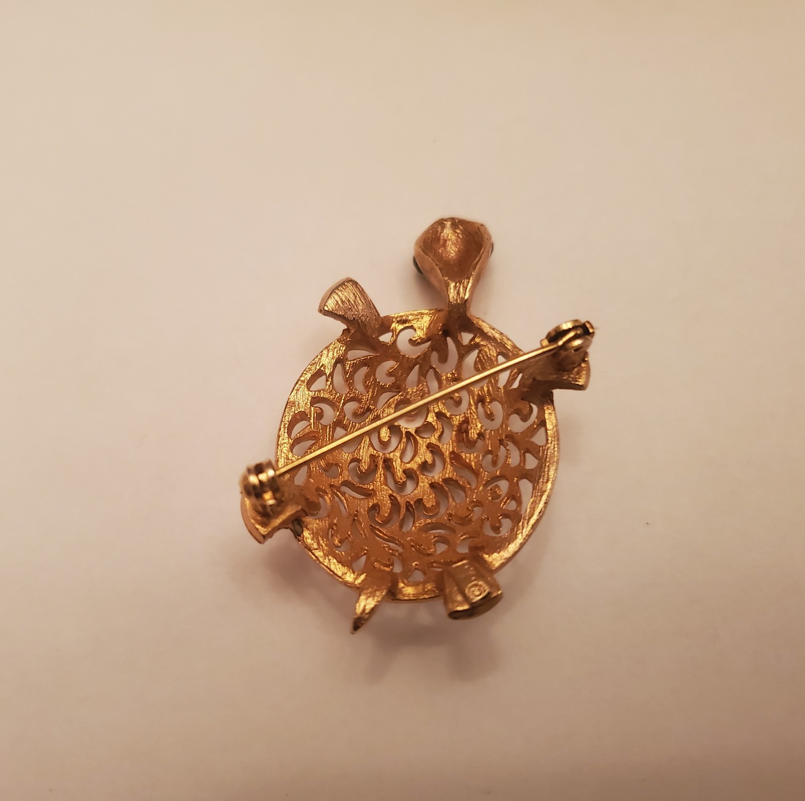Vintage Turtle Brooch