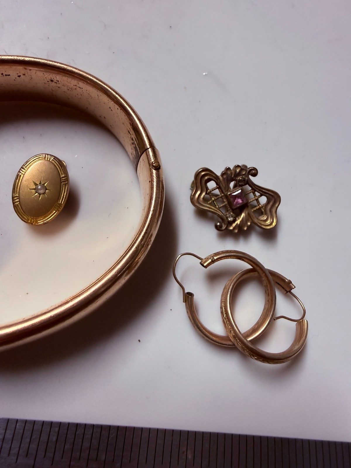 Collection Lot Amazing Variety Antique Jewelry Bracelet Brooch Clip – Y1