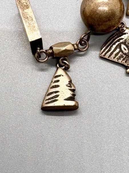 Vintage Guatemalan Charm Bracelet, marked 900 Silver