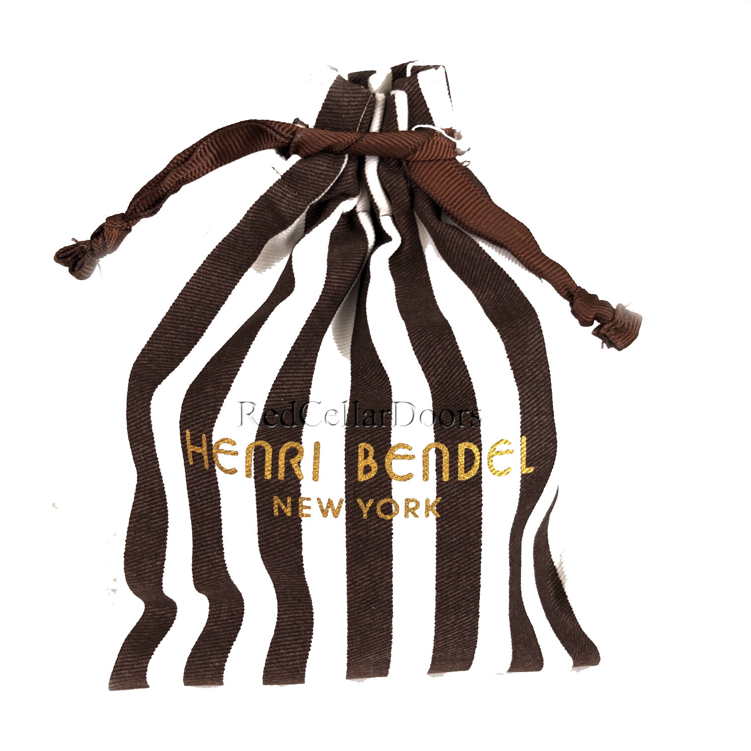 AUTH NEW Henri Bendel GOLD Shark’s Tooth CZ Crystal Charm wtag and Dust Bag RARE