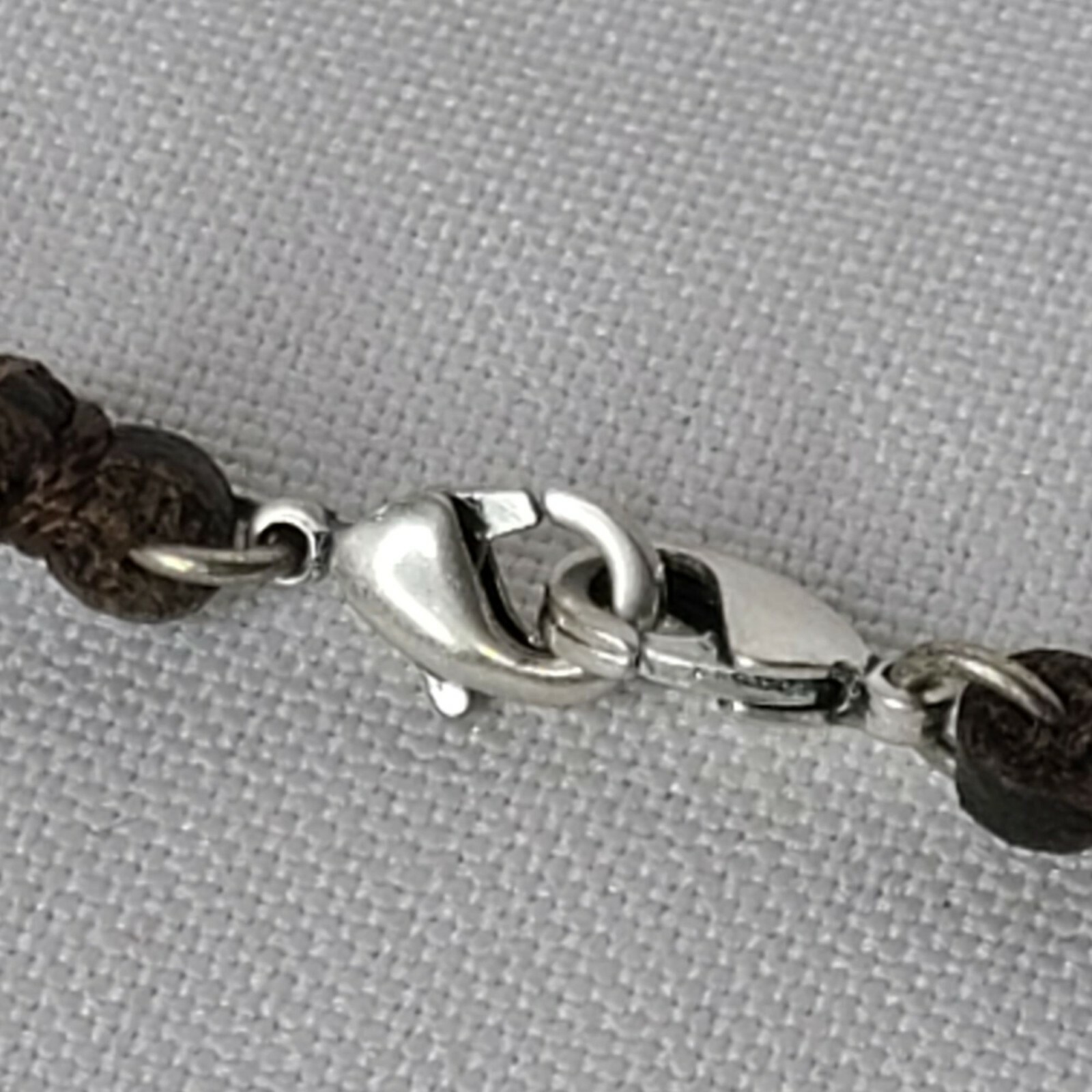 Leather Necklace Rhinestone Spotted Bead Tassel Chain Tassels