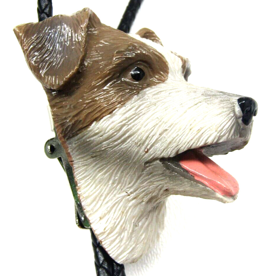 Dog Bolo Tie Border Collie Herding Men Unique Pet Western Men’s Accessory Gift