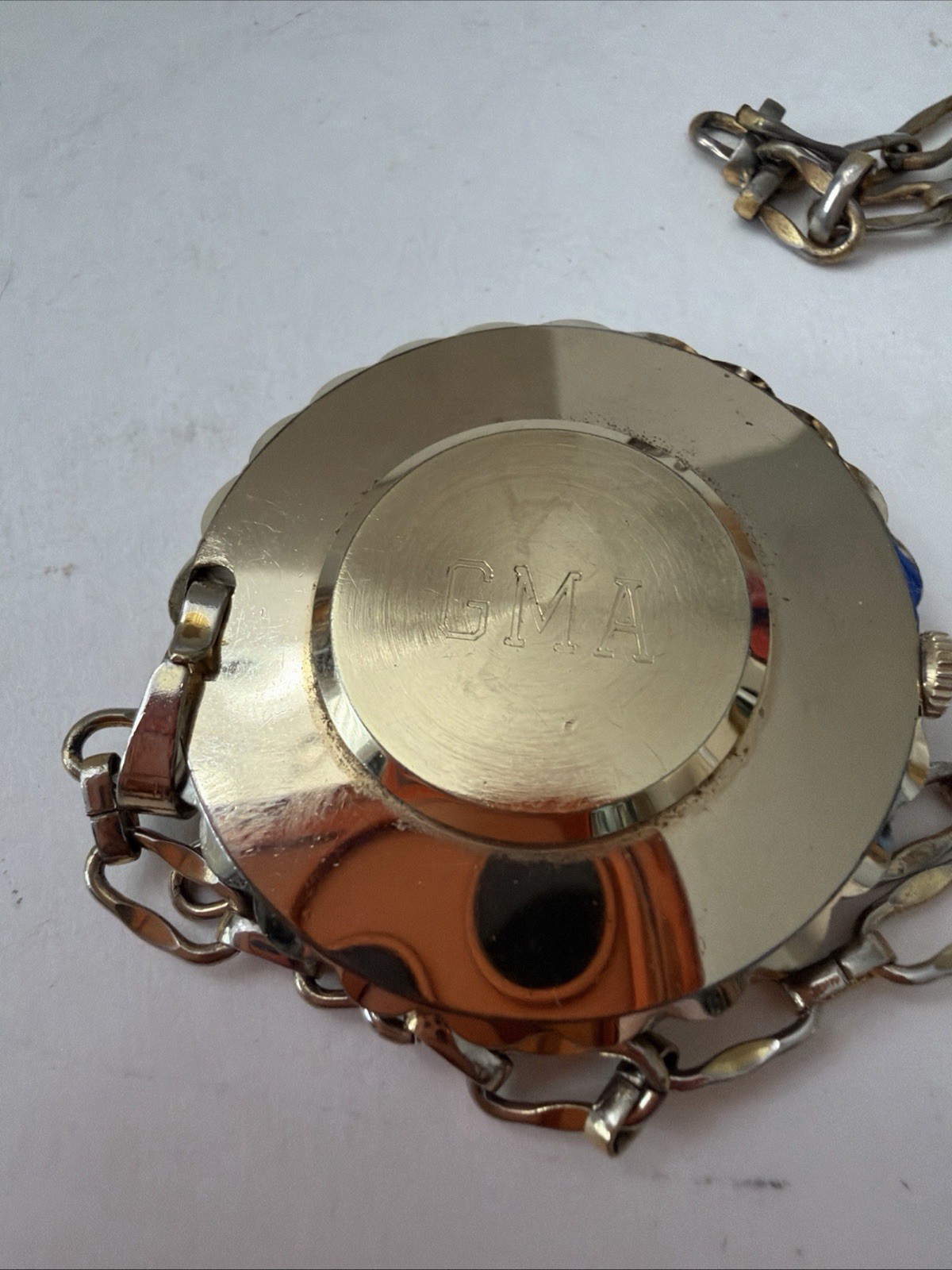 Vintage Caravelle Manual Wind Up Necklace Swiss Made Pendant Watch Works