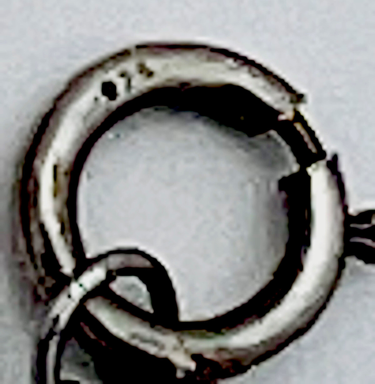 DaneCraft Tarnish Free 925 Sterling Silver Twist Bar Link Necklace 18”