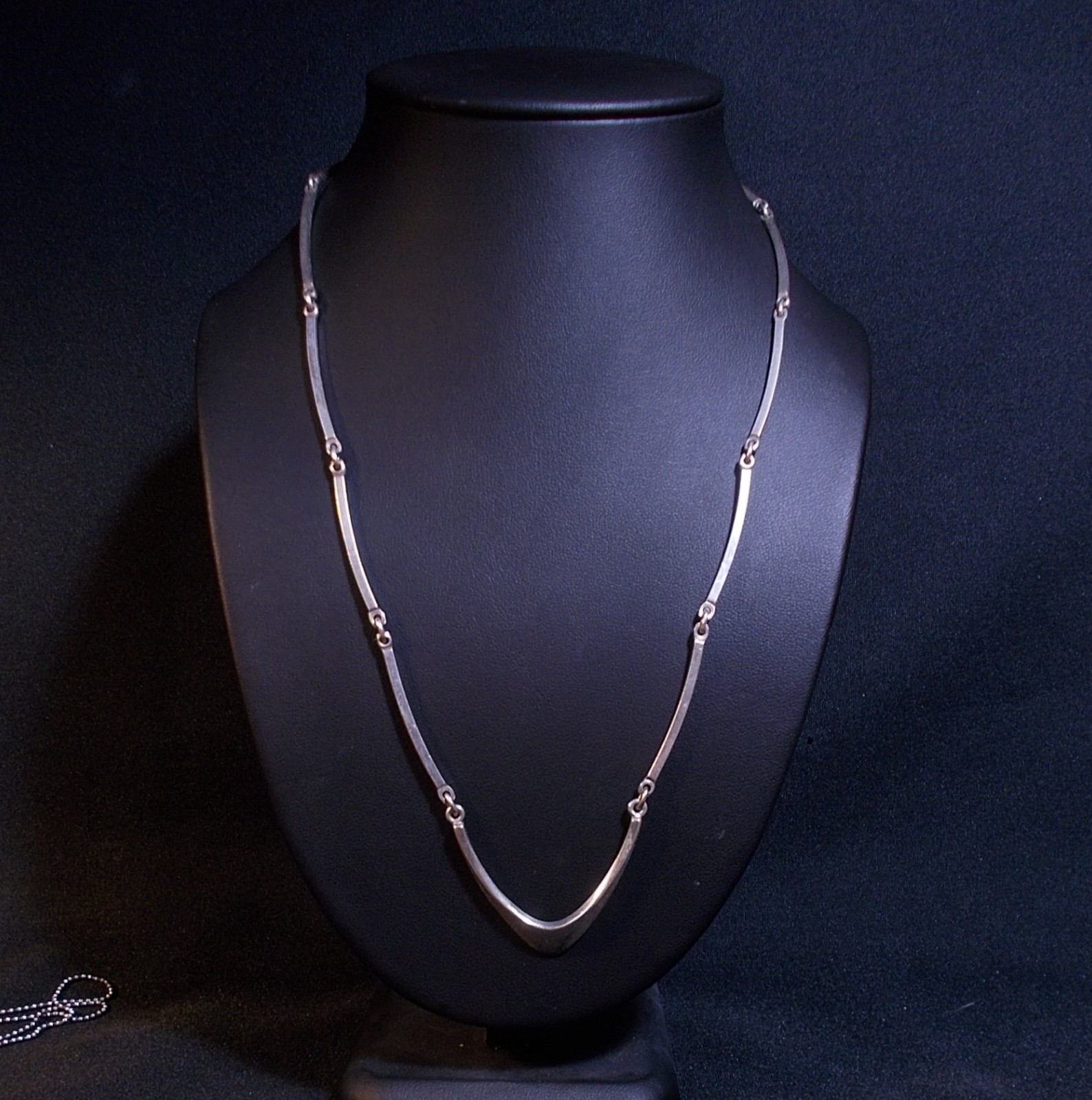 N. E. From Vintage Sterling Necklace Denmark