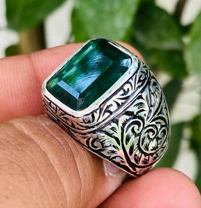 Natural Emerald, Vivid Green Emerald, Rare Find Emerald Stone, Gift For Him