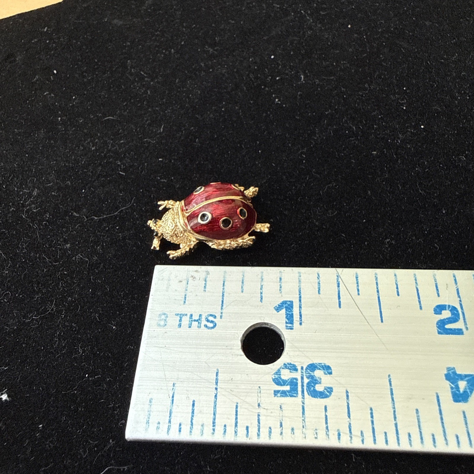 Lady Bug Pin Super Cute MCM 3/4”