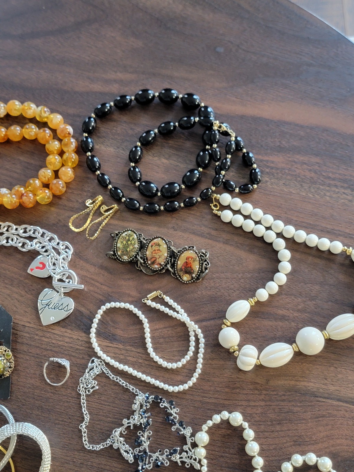 Vintage Modern Costume Jewelry Lot Of 20 Beaded Necklaces Bracelets Earrings