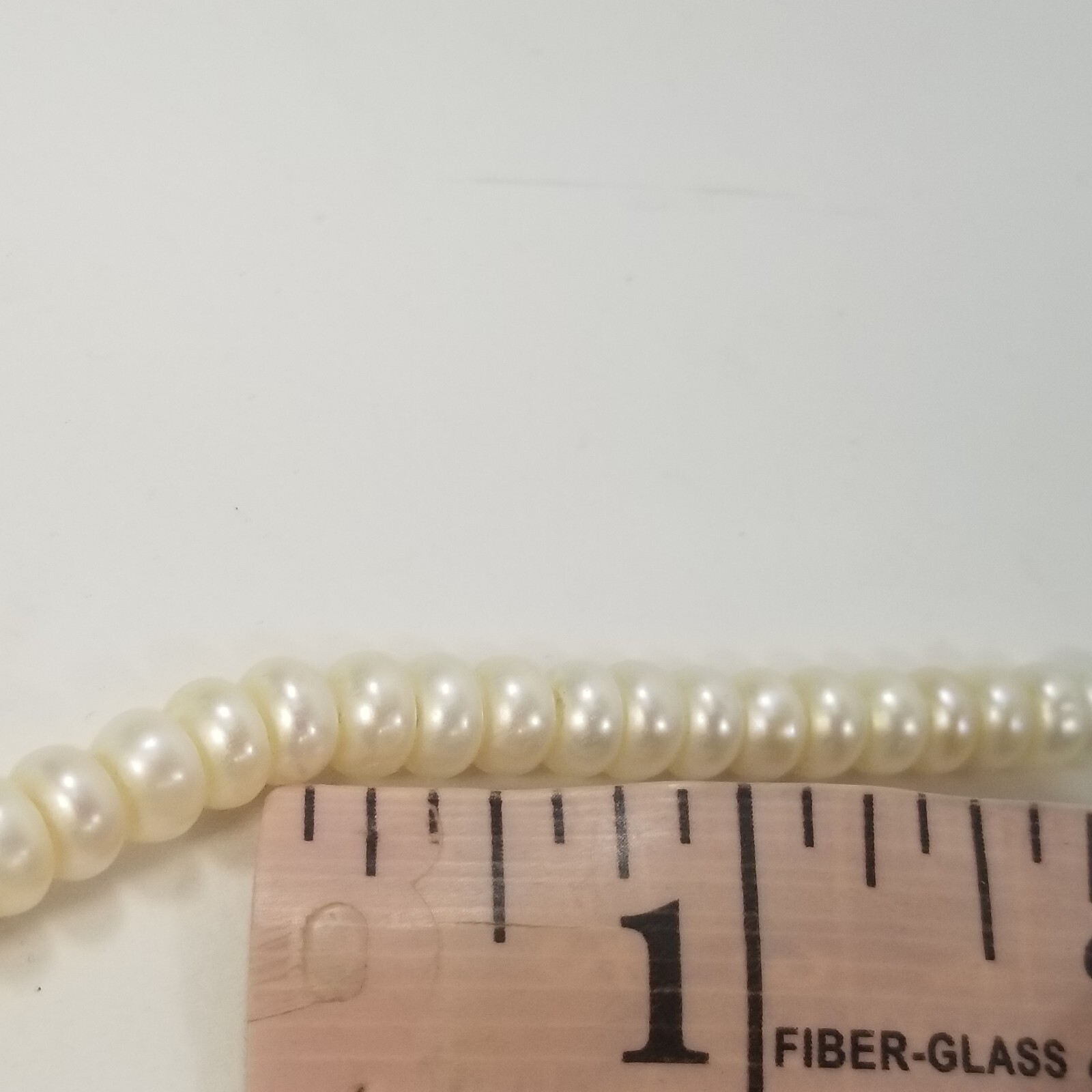 Vintage Pearl and Gray Bead Spacer Statement Necklace 20″