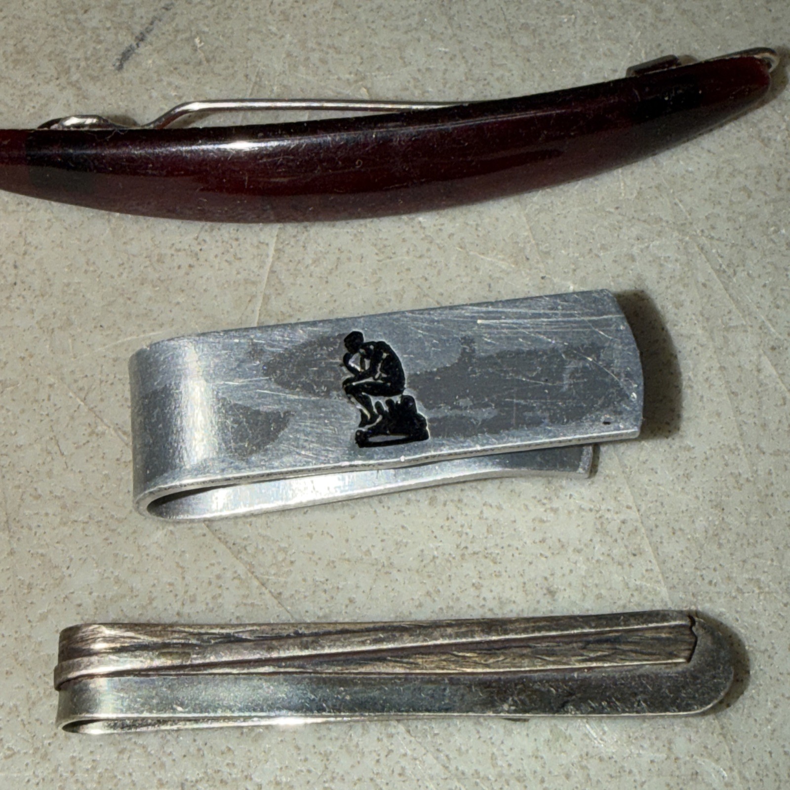 12 Vintage Tie Clips Dante, Swank, Continental & More
