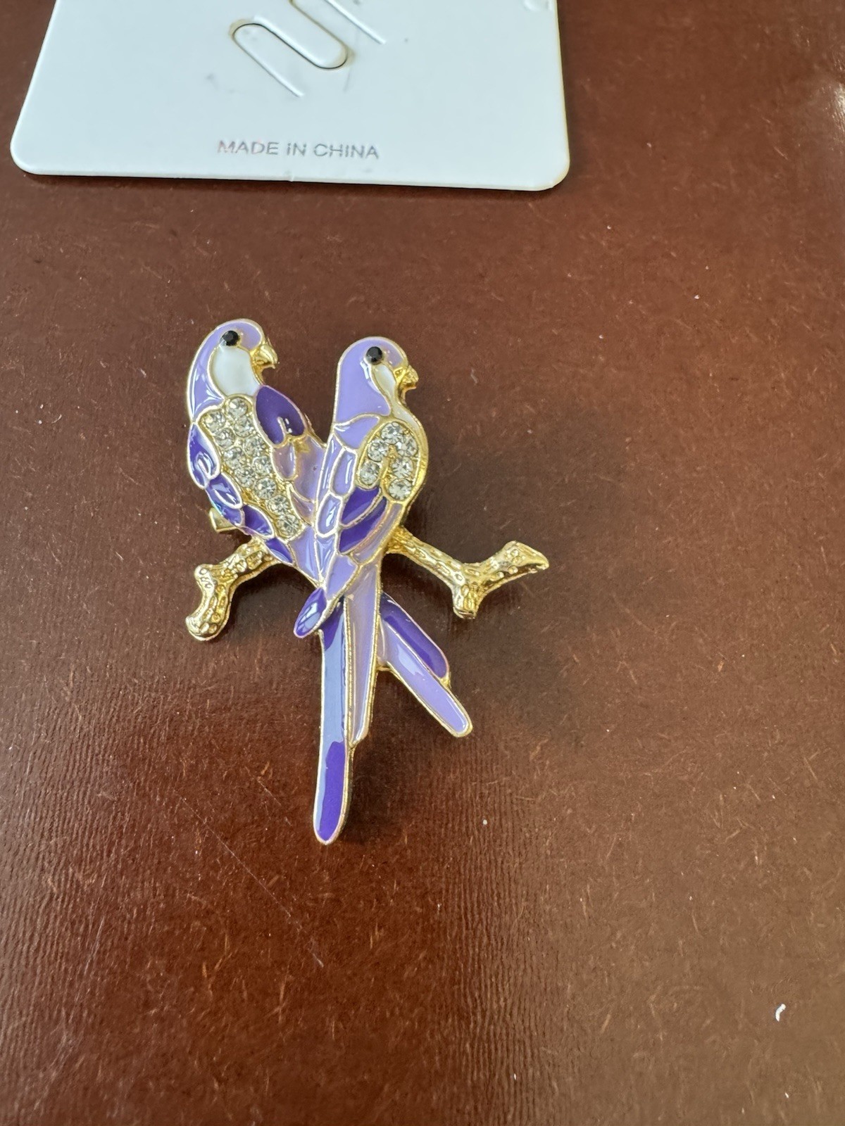 Parrot Brooch Pin
