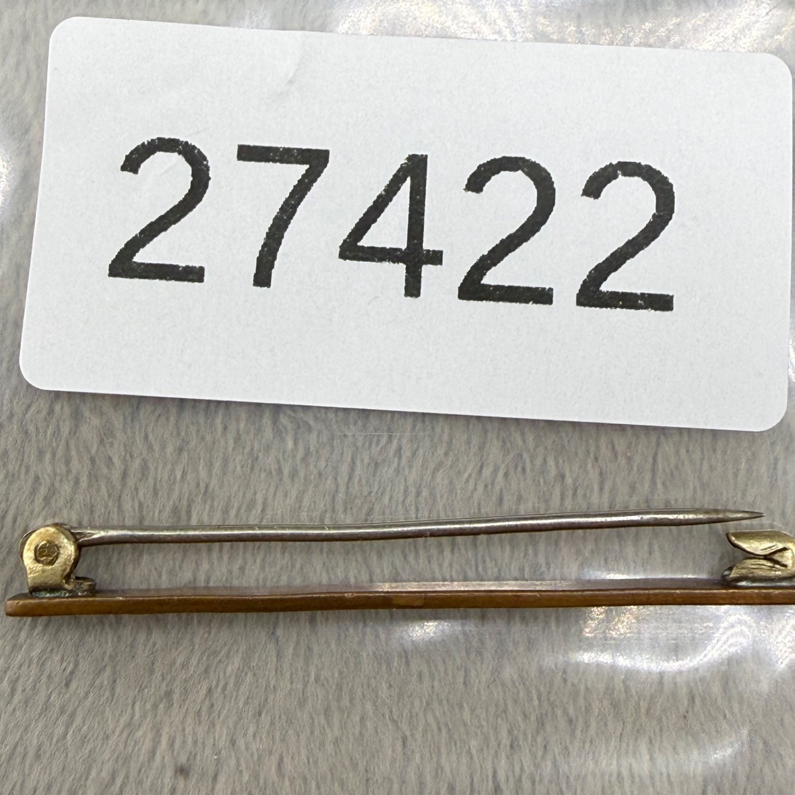 Vintage Gold Filled Bar Brooch