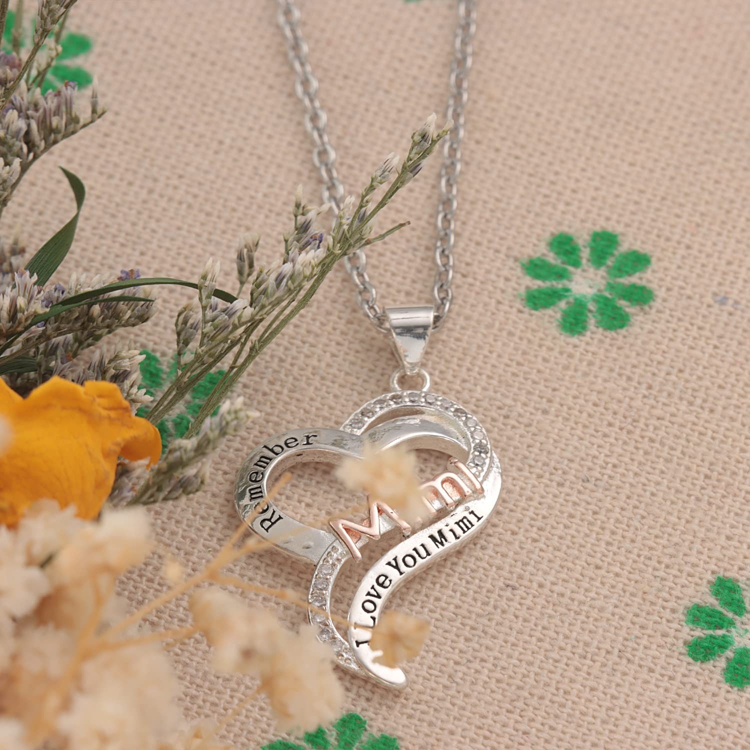 AHAETH Gifts for 26*20mm/1*0.78″ (pendant), 46+5cm/18+2″ (necklace), White