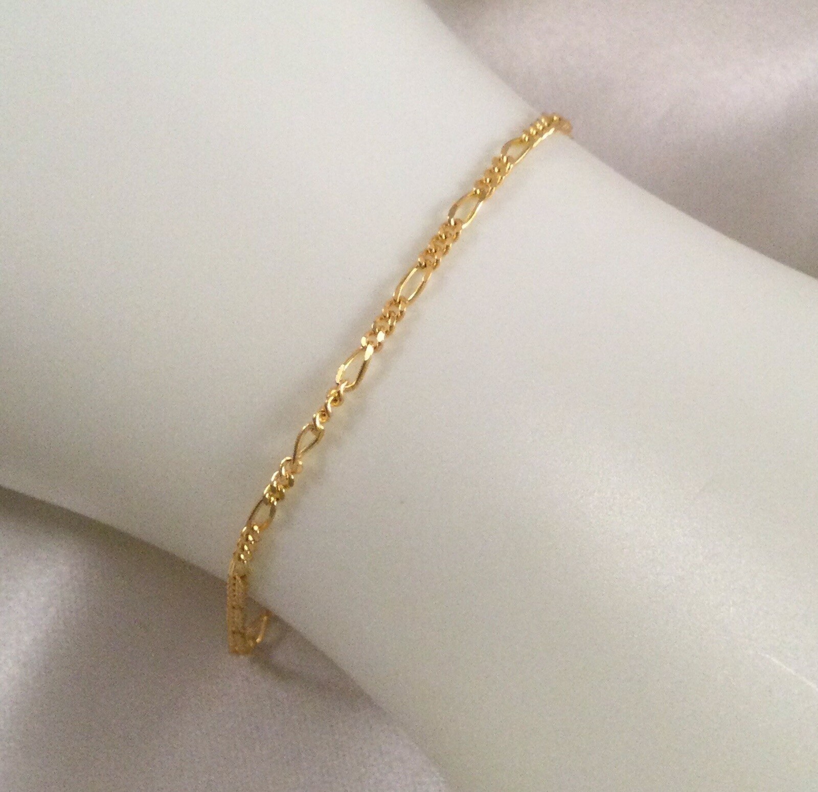 Vintage Jewellery Gold Chain Bracelet Antique Art Deco Dress Jewelry