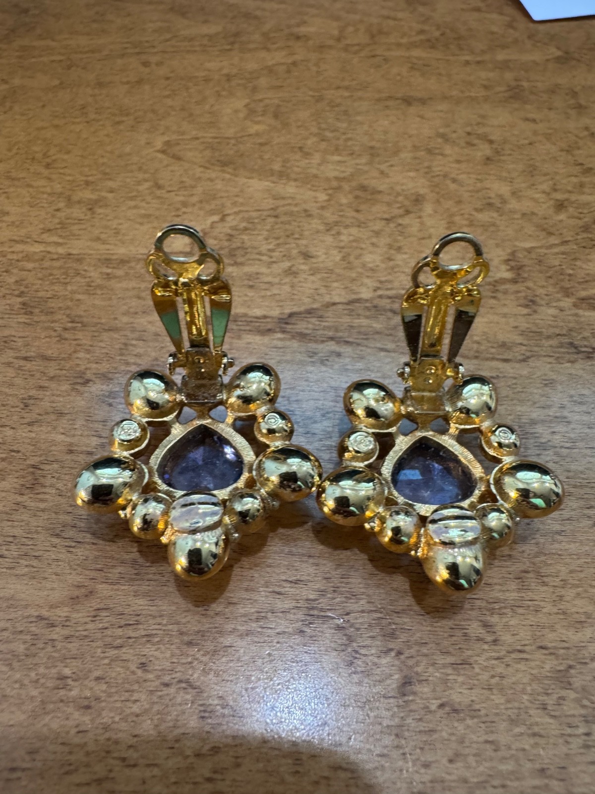 Swarovski Multi-Gemstone Clip On Earrings