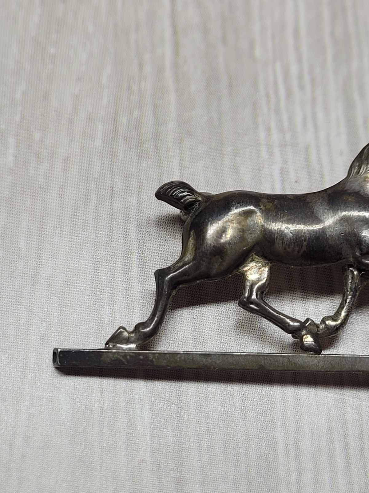 Vintage Sterling Silver Running Horse Brooch 925 Equestrian Pin Tested 6g