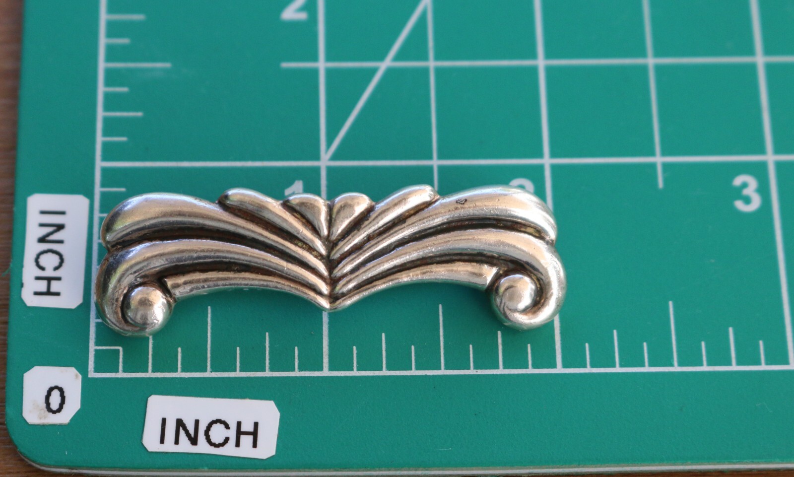 Vintage Los Castillo Sterling Silver 925 Taxco Mexico Modernist Pin Brooch 9.3g