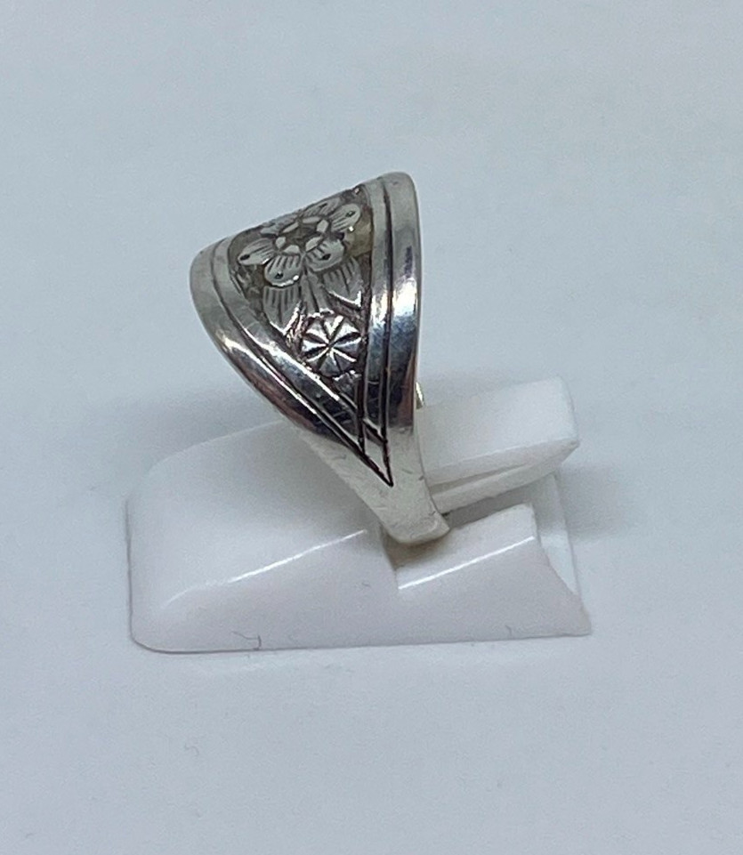 Rings Silver 875 Size 6.75. Weight 2.83 g. Soviet Vintage Jewelry USSR